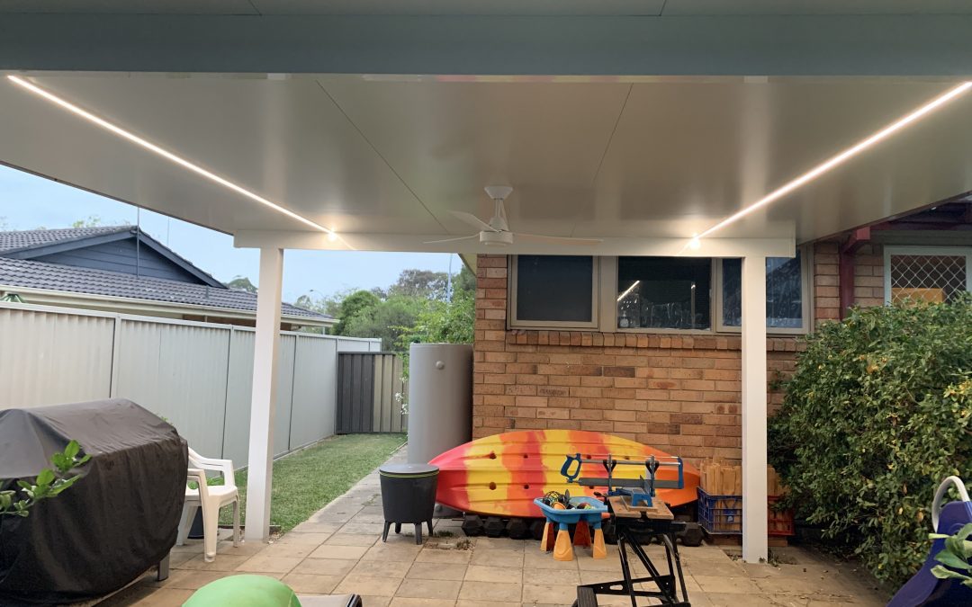 South Penrith pergola lighting